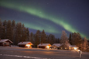 Aurores Boreales<br>NIKON Df, 48 mm, 1600 ISO,  1/0 sec,  f : 3.2 